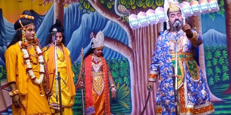 रासलीला के छठें दिन दशावतार लीला का हुआ मंचन,