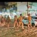 होली और ईद के मद्देनजर ओबरा, सोनभद्र में सुरक्षा की कड़ी व्यवस्था।