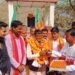 नवनियुक्त भाजपा जिला अध्यक्ष का नगर भाजपाइयों ने किया स्वागत।
