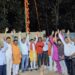 वैदिक मंत्र उच्चारण के साथ शुरुआत हुआ झंडा पूजन कार्यक्रम।।