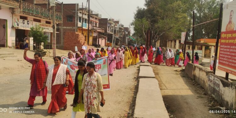 जन जन ने यह ठाना है कुपोषण मुक्त बनाना है नारे के साथ जनपद मे समस्त बाल विकाश परियोजना द्वारा 8 मार्च से 22 अप्रैल तक होने वाले पोषण पखवाड़ा का किया शुभारंभ।