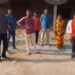 जमीन से महज 7 फीट ऊपर बिजली के नंगे तार, विभाग की इस लापरवाही से हो सकता है। बड़ा हादसा।