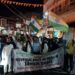 इस्लाहुल मुस्लेमीन कमेटी जामा मस्जिद द्वारा विरोध प्रदर्शन किया गया।