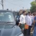 अनियंत्रित ट्रक की चपेट में आने से एक ब्यक्ति की मौत।