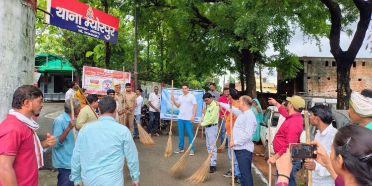 *ग्राम पंचायत म्योरपुर में स्वच्छता, प्लास्टिक मुक्त अभियान एवं वृक्षारोपण कार्यक्रम संपन्न