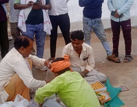 चार करोड़ की लागत से बना जरहा पुल हुआ उद्घाटन पुल के ऊपर से वाहनों का आवागमन शुरू।।