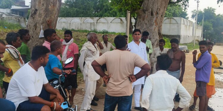 लगातार बारिश से सोन नदी उफान पर, डेंजर लेवल हुआ पार।