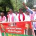 गढ़ों में दबदिल डाला ओबरा संपर्क मार्ग को लेकर सपाइयों ने निकला पैदल मार्च जताया विरोध।।