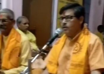 घोरावल में ज्योति कलश यात्रा का हुआ भब्य समापन।