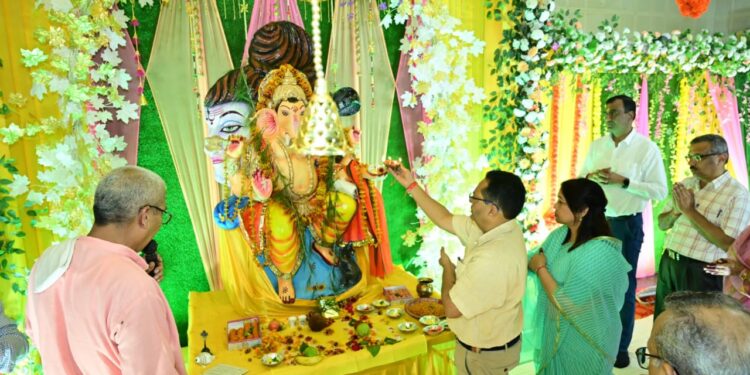 एनटीपीसी रिहंद में तीन दिवसीय गणेश पूजा का आयोजन।।