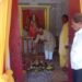 कलश स्थापना के साथ नौ दिनों का अनुष्ठान शुरू मंदिरों में उमड़ी भीड़।