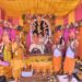म्योरपुर दुर्गा पंडाल से निकाला गया माता रानी का भब्य कलस यात्रा।