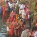 लोक आस्था का महापर्व डाला छठ की रही धूम,लोगों का उमड़ा जन सैलाब।।