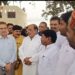 चोपन छठ घाट का समाज कल्याण मंत्री एव जिलाधिकारी ने किया निरीक्षण।