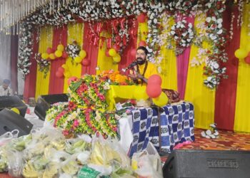 भव्य भंडारे के साथ नव दिवसीय शिव पुराण कथा का समापन ।।
