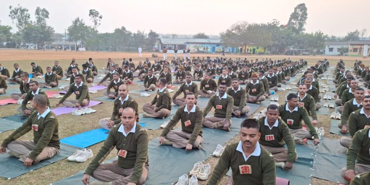 500 प्रशिक्षु आरक्षियों ने सीखा हार्टफुलनेस ध्यान का गुर।