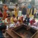 श्री राम राज्याभिषेक की सजी भव्य झाकी, आनंद उत्सव में मग्न हुए भक्त।