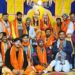 रासलीला मंच पर पहुँची माँ काली सेवा समिति, हलवे के प्रसाद संग हुआ स्वागत।।