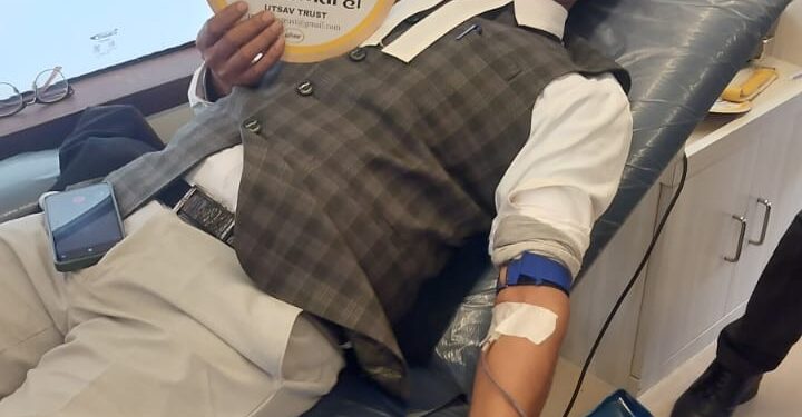 स्वैच्छिक रक्तदान देश व समाज के लिए बेहद जरूरी: अरुण कुमार मिश्र।