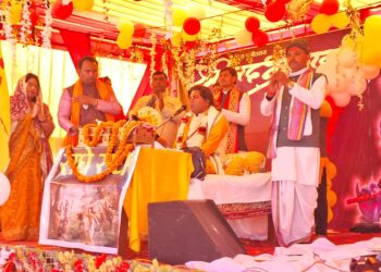 जब धर्म की हानि हो अथवा ग्लानि भगवान जरूर आते हैं:मनीष शरण जी महाराज।।