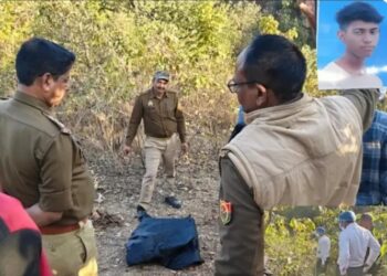 जंगल में सड़ी गली मानव कंकाल मिलने से सनसनी।