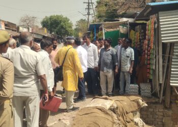 बीजपुर में बेशकीमती जमीन के विवाद को सुलझाने पहुंचे एडीएम, किया स्थलीय निरीक्षण ।।