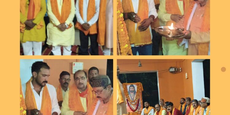 सिंदुरिया में मनाई गई परशुराम जयंती।