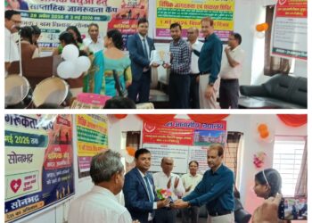 -मज़दूर दिवस पर गुरमुरा में ज़िला विधिक सेवा प्राधिकरण सोनभद्र सचिव राहुल, उपश्रमायुक्त व अन्य अधिकारियों ने श्रमिकों को किया जागरुक।