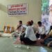 सरकारी खेल मैदान की जमीन पर अवैध अतिक्रमण के विरोध में धरने पर बैठे प्रधान व पूर्व प्रधान, फुलवार गांव में तनाव का मौहोल।
