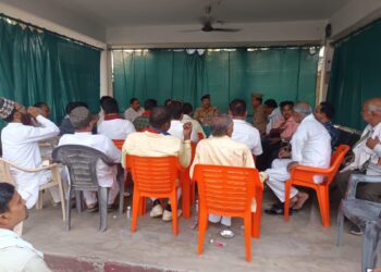 ईदुल अजहा बकरीद त्यौहार के मद्देनजर शांति समिति की बैठक सम्पन्न।