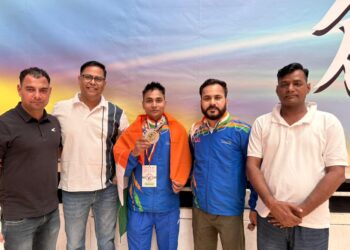 हिण्डालको रेणुकूट के कर्मचारी रवि सिंह ने वर्ल्ड चैंपियनशिप में जीता रजत पदक देश का बढ़ाया मान ।
