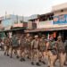 बकरीद को लेकर म्योरपुर पुलिस ने किया पैदल मार्च।