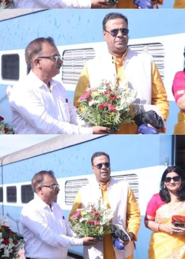 मंडल रेल प्रबंधक, धनबाद श्री अखिलेश मिश्र द्वारा चोपन क्षेत्र का निरीक्षण -।