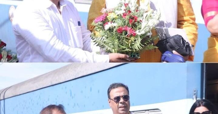 मंडल रेल प्रबंधक, धनबाद श्री अखिलेश मिश्र द्वारा चोपन क्षेत्र का निरीक्षण -।