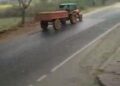 विंढमगंज वन क्षेत्र में बालू का अवैध खनन जारी।