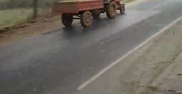 विंढमगंज वन क्षेत्र में बालू का अवैध खनन जारी।