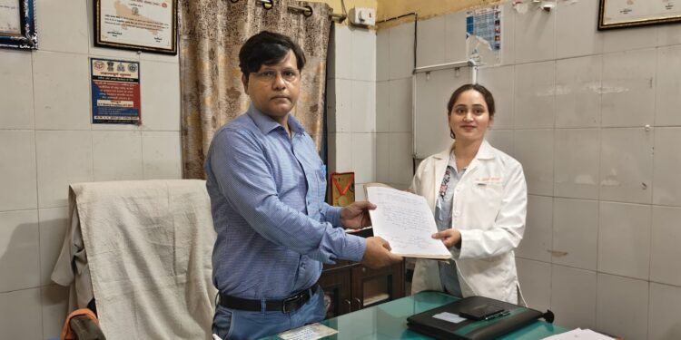 दुद्धी सीएचसी को मिली महिला चिकित्सक की सौगात, डॉ. ऐमन अंसारी की हुई तैनाती।