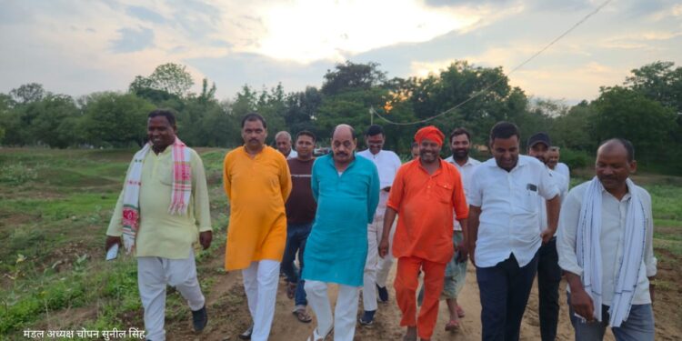 20 जुलाई से चोपन में गूंजेगी श्रीराम कथा, विश्व शांति महायज्ञ की तैयारियां लगभग पूरी।