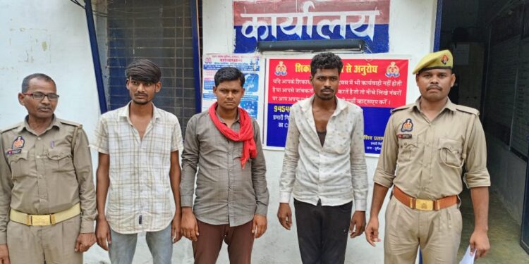 थाना जुगैल पुलिस ने शांतिभंग करने वाले अभियुक्तों को किया गिरफ्तार।