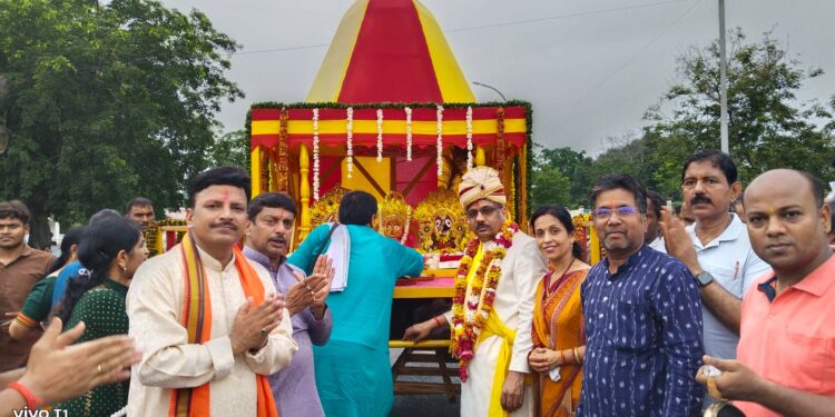 जयघोष, भक्ति और आस्था के बीच निकली भगवान जगन्नाथ की बहुदा यात्रा, रिहंदेश्वर धाम में हुआ भव्य समापन ।।
