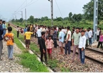 मालगाड़ी के चपेट आने से 13 वर्षीय बालक की मौत।