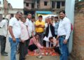 करीब ₹82 लाख की लागत से बनेगी सीसी रोड, चेयरमैन कमलेश मोहन ने किया भूमि पूजन।