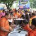 म्योरपुर से 125 कांवड़ियो का जत्था बाबा धाम के लिए रवाना।