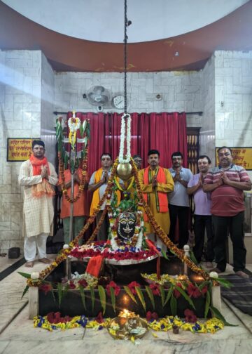 श्रावण शिवरात्रि पर रिहंदेश्वर महादेव का भव्य रुद्राभिषेक, भक्तिमय हुआ रिहंदेश्वर धाम ।।