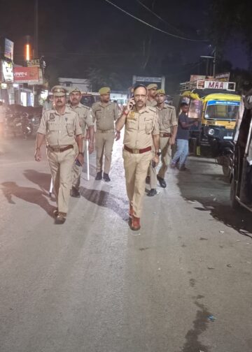 चार्ज संभालते ही एक्शन में आए नवागत कोतवाल विश्वनाथ प्रताप सिंह।
