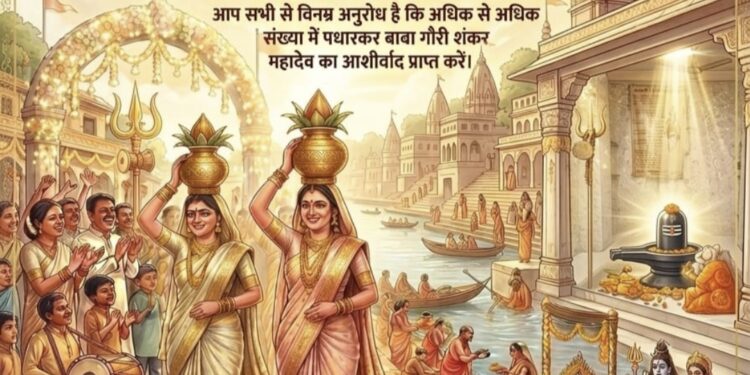 सावन के दूसरे सोमवार को सोन नदी के पावन जल से होगा गौरीशंकर महादेव का जलाभिषेक।