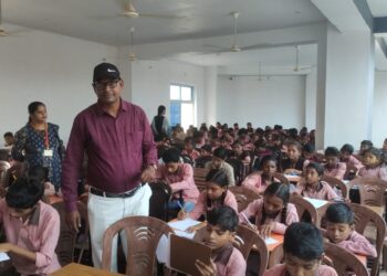 ब्लॉक स्तरीय मेधावी छात्र प्रतियोगिता सम्पन्न, 188 बच्चों ने किया प्रतिभाग।