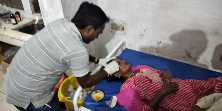 पैदल जा रही युवती को टक्कर मार मोटर साईकिल सवार फरार।