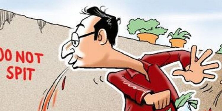 सरकारी कार्यालयों में गुटखा-तंबाकू का सेवन, जिम्मेदार अधिकारियों पर कार्रवाई की मांग।