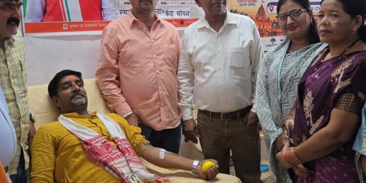 प्रधानमंत्री नरेंद्र मोदी के जन्मदिन पर सेवा संकल्प अभियान, रक्तदान शिविर में दिया सेवा का संदेश।